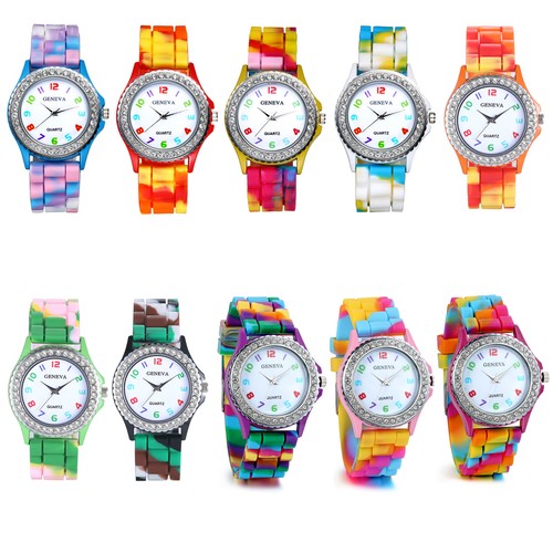 Women girls rainbow silicone - women,