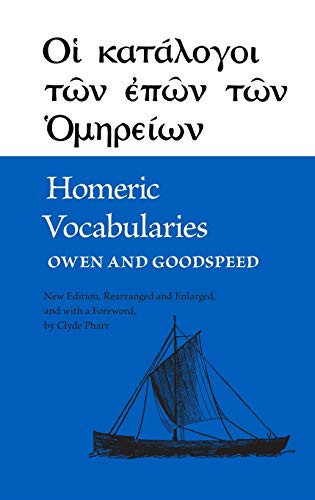 Homeric vocabularies greek - homeric, vocabularies:
