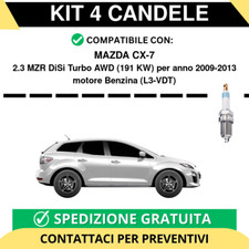 KIT 4 CANDELE per MAZDA CX-7