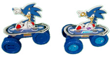Auto giocattolo corsa sonic - giocattolo,