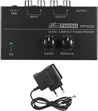 PP500 Pre Amp Preamplificatore Phono Preamplificatore con Level Volume Control