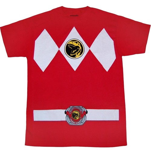 Maglietta costume ranger rosso - maglietta,