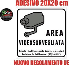 N° 1 ADESIVO CARTELLO TARGA