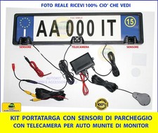 Sensori di Parcheggio targa