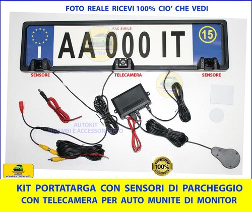 Sensori parcheggio targa - di,