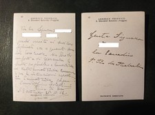 2 foto autografi San Padre Pio