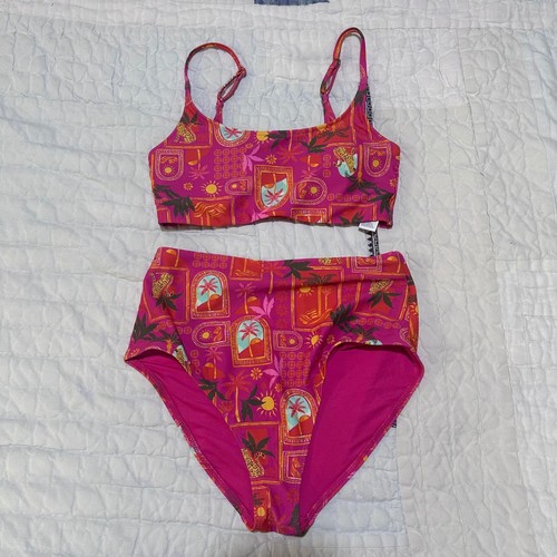 Vecchio set bikini navy - , rosa