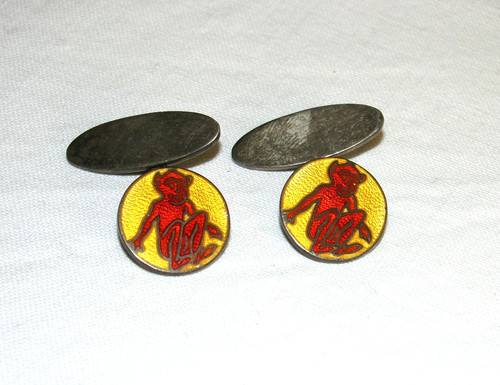 Gemelli pixie vintage argento - vintage,