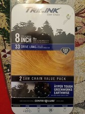 Confezione 2 Seghetti TriLink 8" S33 Catena Homelite Hyper Tough Greenworks Earthwise