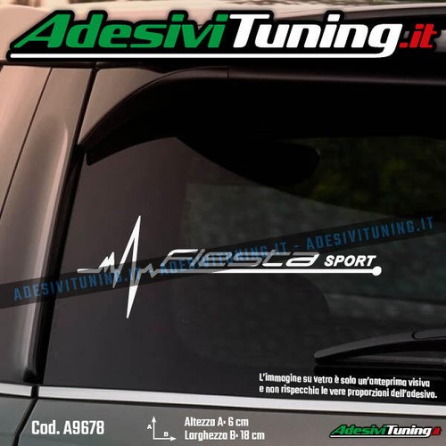 Adesivo fiesta new ford sport - new,