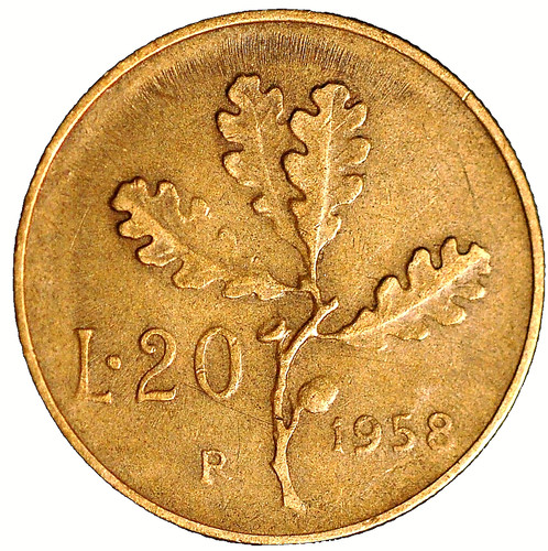 Italy lire 1958 - italy,