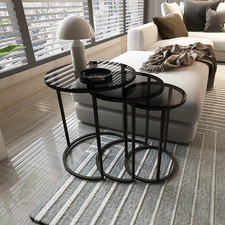 Set Di 3 Tavolini Bassi Da