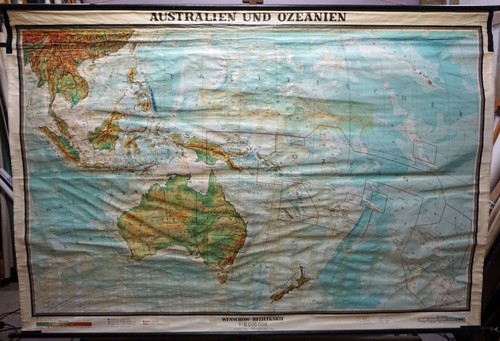 Carta parete vintage mappa - da,