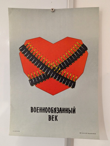 Locandina sovietica contro - , la