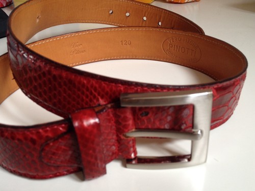 Cintura unisex vero pittone - in,