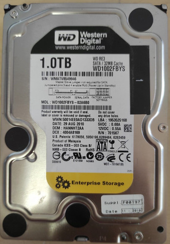 Western digital wd1002fbys 1tb - wd1002fbys,