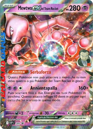 Mewtwo del team rocket - ex,