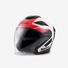 Casco BLAUER HT JET JET - JJ01 BIANCO-ROSSO LUCIDO M