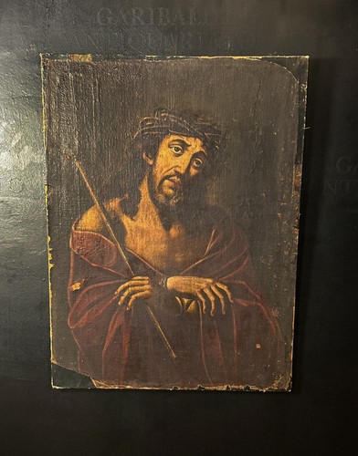 Antico dipinto ecce homo - antico,