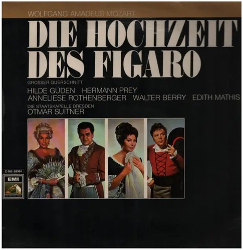 Mozart die hochzeit des - lp,
