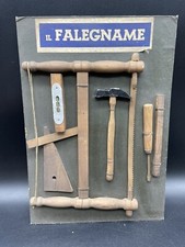 VINTAGE# SET GIOCATTOLO ANNI 60 IL FALEGNAME #MD