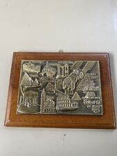 Insegna Tabella Trofeo targa premio Nono giro nazionale auto storiche erg Roma