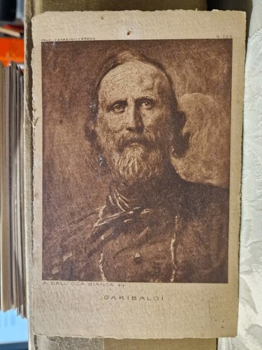 Cartolina ritratto garibaldi - cartolina,