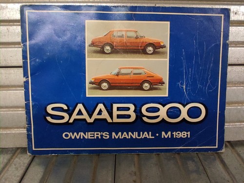 Saab 900 owner manual - owner's,