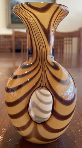 Vaso vetro artistico a - vaso, in