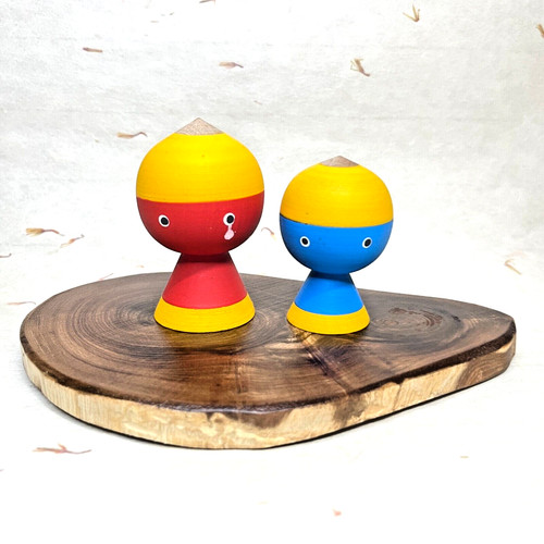 Bambole legno fatte mano - fatte, a