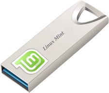 Chiavetta USB Avviabile con Sistema Operativo PC Linux Mint 22.10