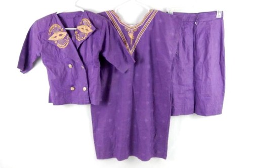 Set costume thawb viola - set,