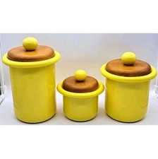 3 BARATTOLI/BARATTOLO/CONTENITORE DA CUCINA-ROMETTI DESIGN ITALY-ANNI 80-VINTAGE