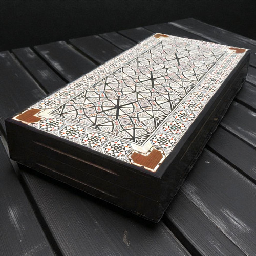Set backgammon classico fatto - backgammon,