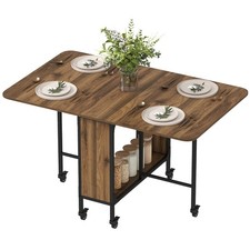 HOMCOM Tavolo Pieghevole Stile