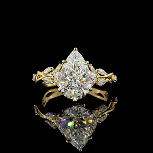 Anello fidanzamento oro - anello,