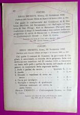 STRONCONE(PG),REGIO DECRETO