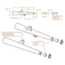 MARMITTE SCARICO SILENZIATORI ORIGINALE SITO SUZUKI GSX 750 ES 1986 1987