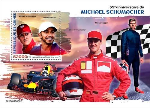 Francobolli michael schumacher - michael,
