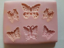 Stampo silicone per gesso resina fimo fatto a mano farfalle farfalline