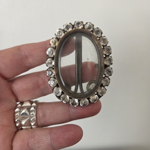 Cadre strass ancien fin xixè - strass,