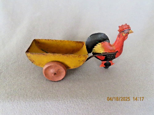 Vintage style tin rooster - vintage,