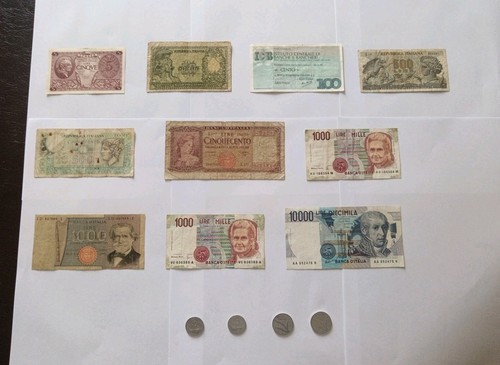 Lotto banconote lire - banconote,