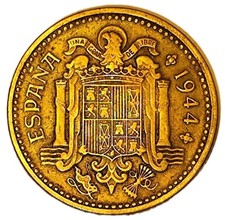 1 PESETA 1944 SPAGNA ESPANA #
