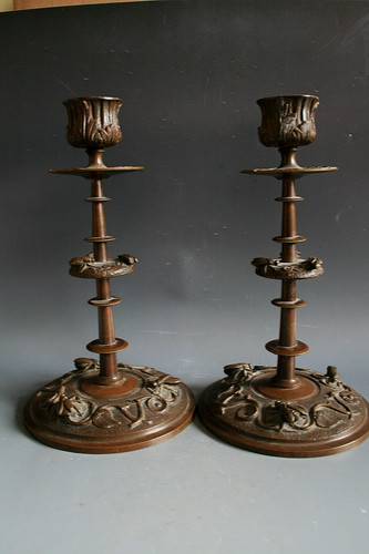 Antici candelabri bronzo - candelabri, in