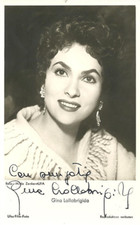 GINA LOLLOBRIGIDA autografo