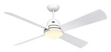 Ventilatore da soffitto lampada ventilatore plafoniera con telecomando ventilatore LIBECCIO bianco