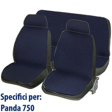 COPRISEDILI COMPATIBILI CON PANDA 750 COTONE ELASTICIZZATO BLU