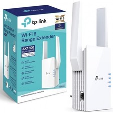 RANGE EXTENDER WI-FI 6 AX1500 DUAL BAND RIPETITORE RJ45 TP-LINK RE505X ONE-MESH