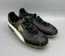 Vintage Puma Leon Leder Stollen Fußballschuhe Kinder Gr. 32